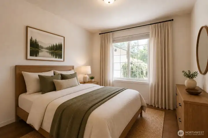 Bedroom 2-virtually staged