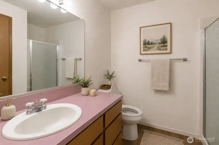 3/4 primary bathroom