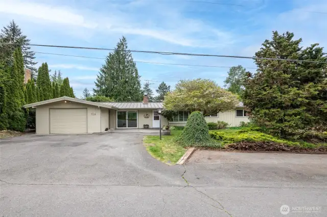 Plenty of garage and private off street parking pad parking