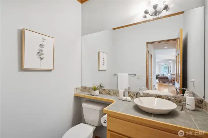 Powder Room on Main Floor