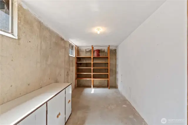 Additional room on the lower level.