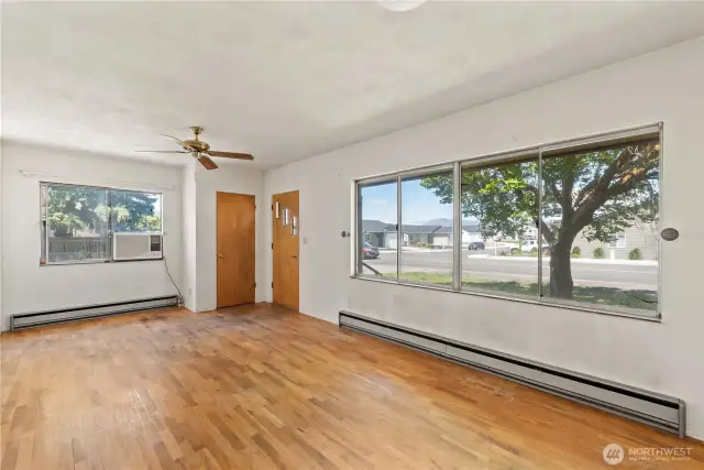 Original wood floors just need refinishing......