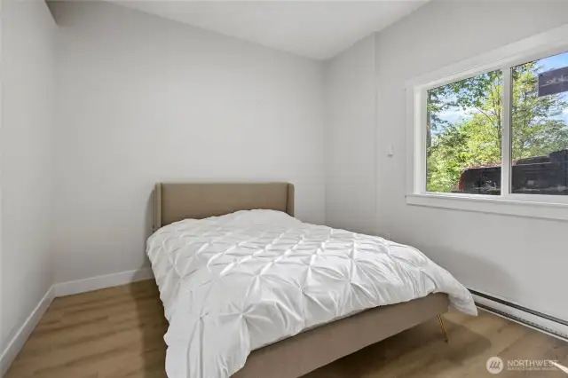 Guest bedroom on lower level