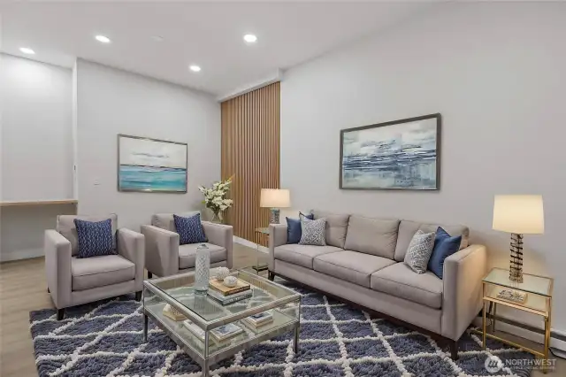 Flex space on lower level