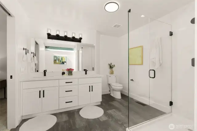 Stunning remodel!  Primary BA!