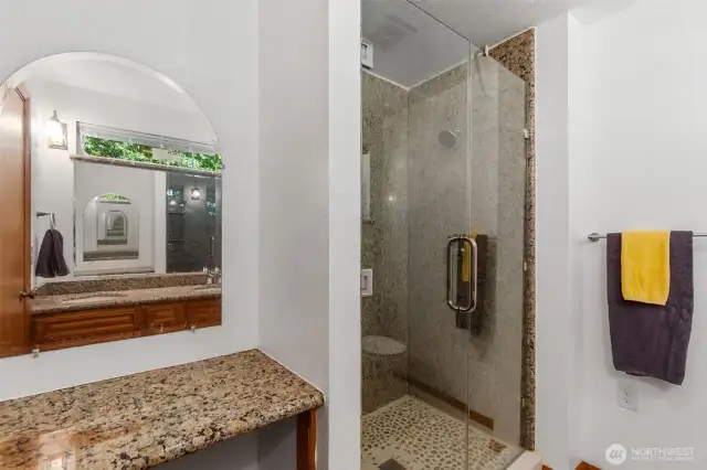 Primary bathroom w/walk-in shower