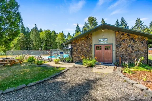 Community park, waterfront, pool located at 7540 Lakeside St SW