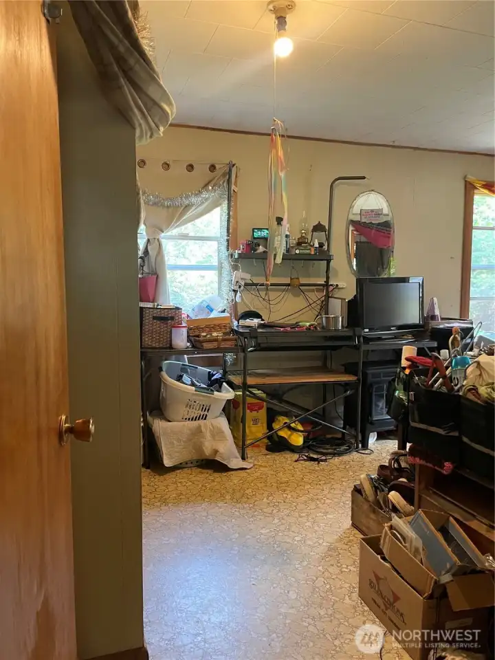 Part of the large master bedroom