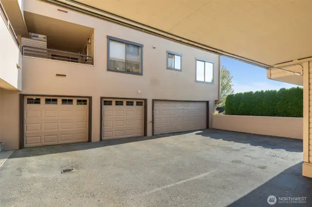 Double Garage Bay + 2 Dedicated Car Uncovered Parking w/ Tesla EV Charger