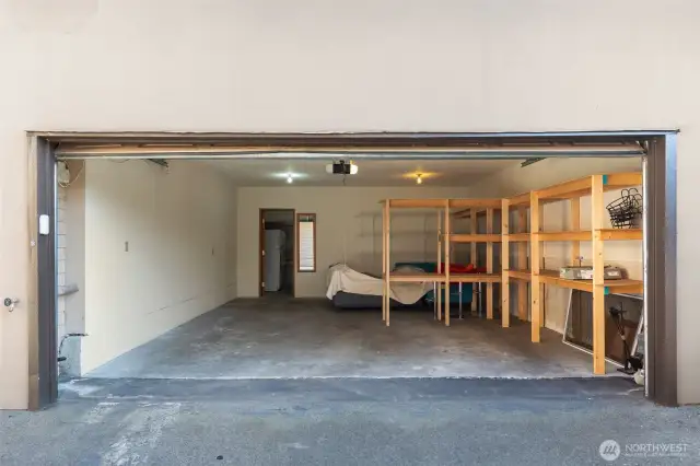 Plenty of Space to Park 2 Cars + Storage