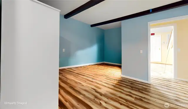 Additional view of bedroom 2 vacant.