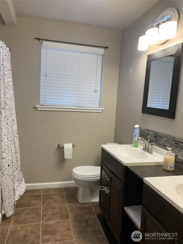 Upstairs bathroom.