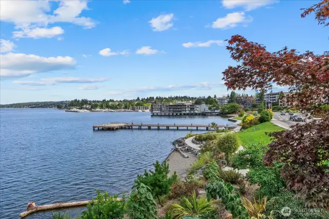 Unobstructed views next to David Brinks park!