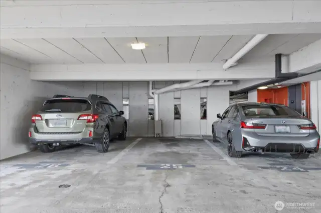One assigned parking spot next to elevator with easy access to the unit!