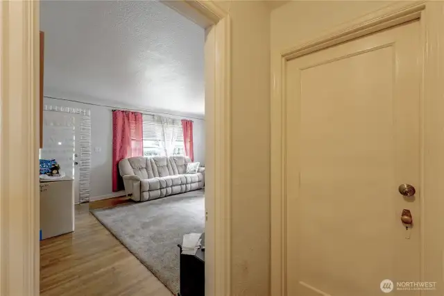 Bedroom #1 door on Main