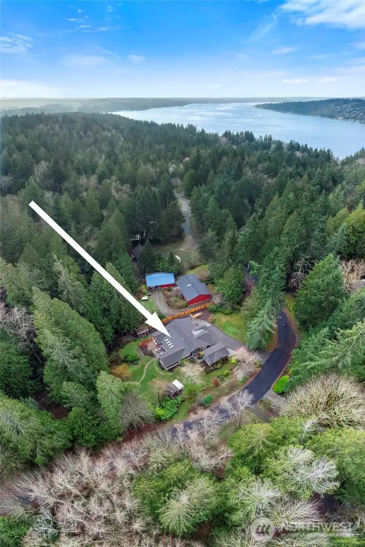 Lariat Loop is a quiet street.  The house is in a sunny spot on the Loop.