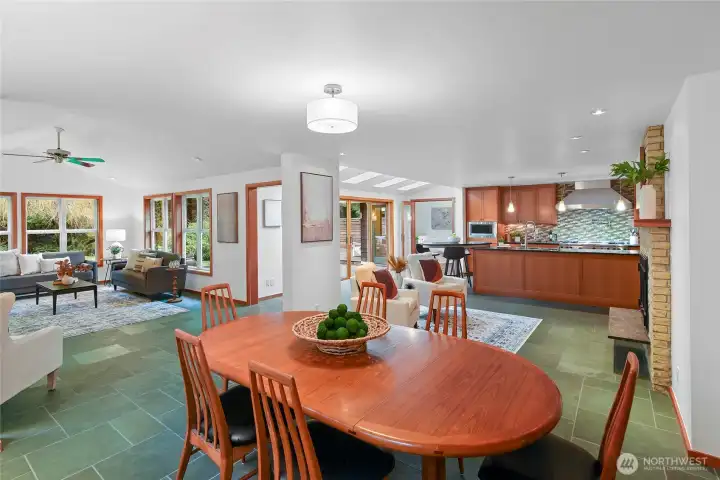 You can see how much elbow room this house has!