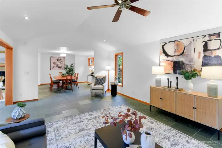 Living room looking back.