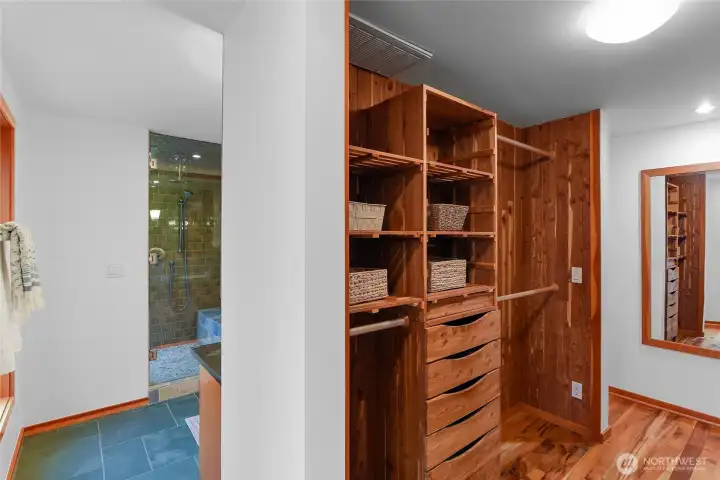 Primary access to closet.