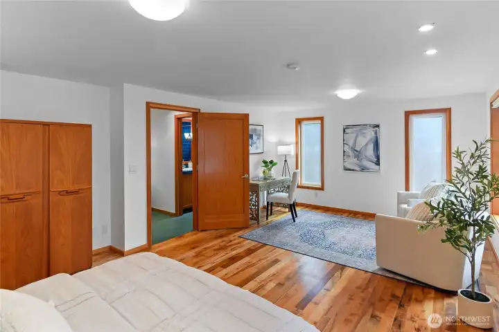 Inviting and bright use of space for many uses.