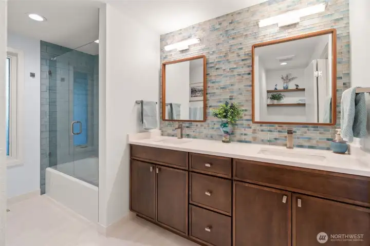 Main floor hall bath.