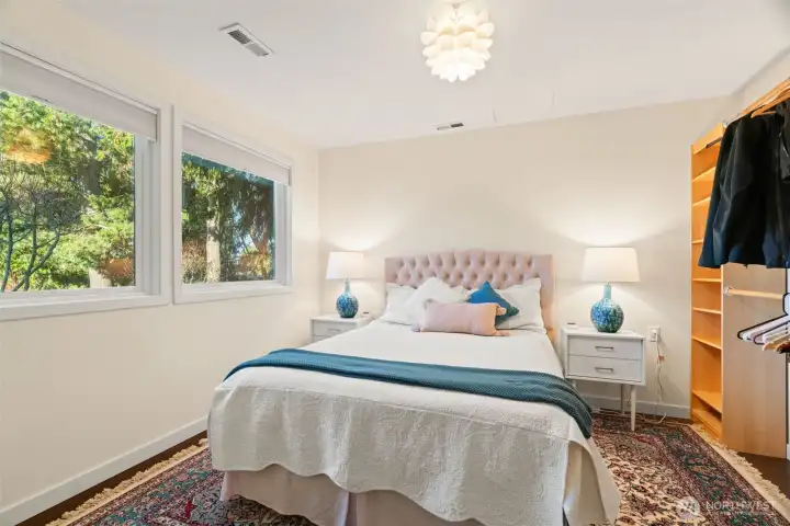 Lower level bedroom.