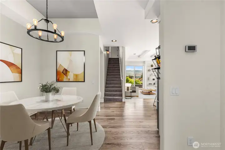 Lovely LVP through main floor living areas. Dining Room