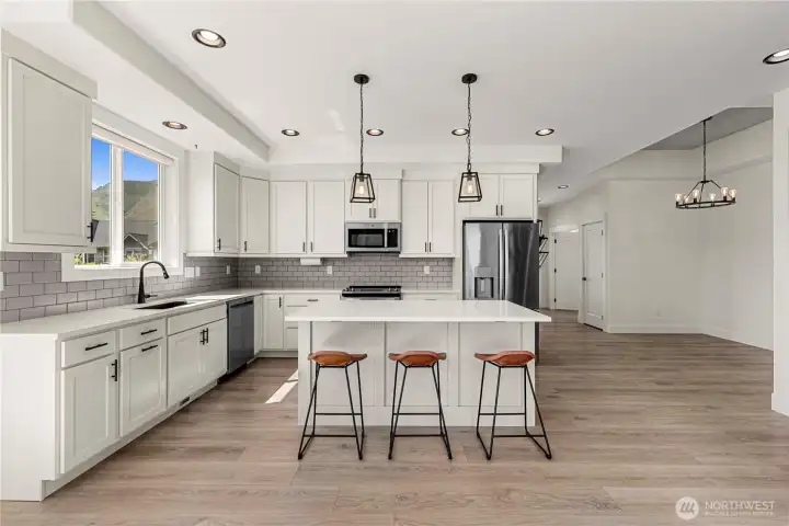 Roomy Kitchen. Light, Bright and Fresh