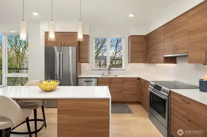 A chef-inspired kitchen at the heart of the home.