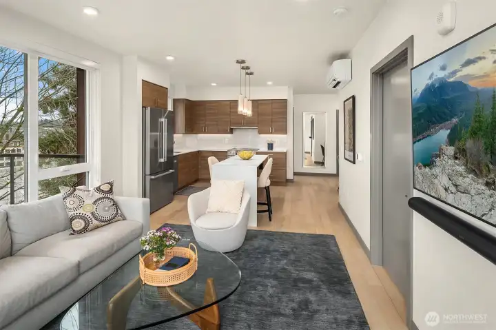 Clean lines and high-end finishes throughout.