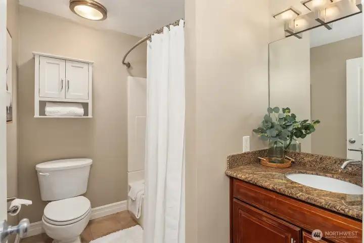 Full bath on main floor