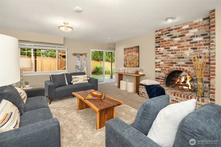 Lower-level living space