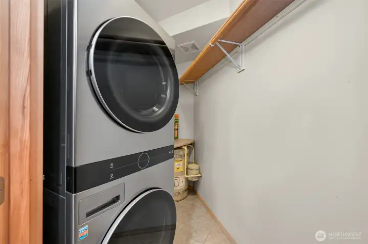 Newer stackable washer and dryer purchase within the last 3 years