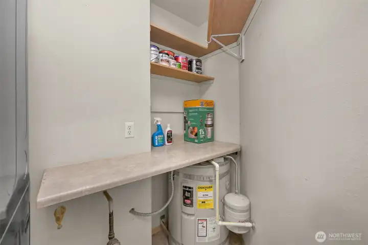 Storage next to W/D