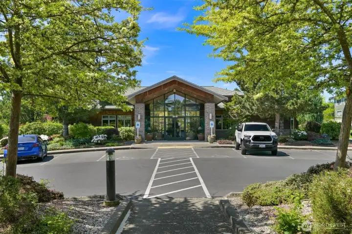 Clubhouse entrance
