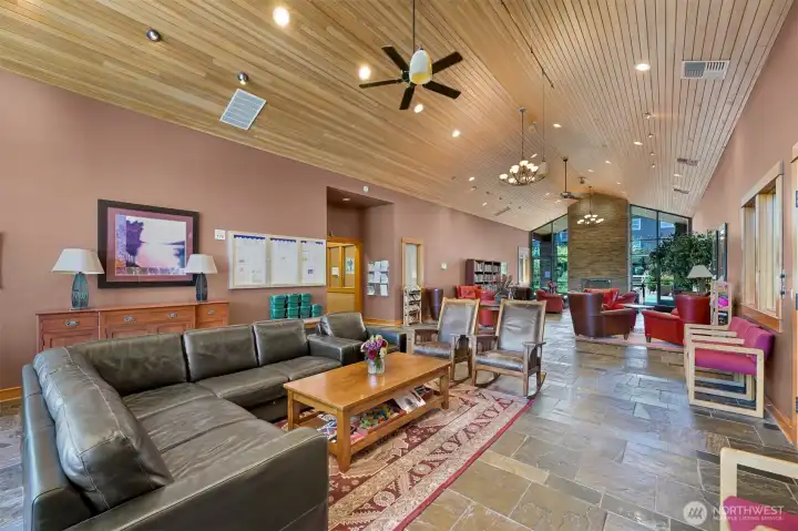 Beautiful clubhouse available to residents of the complex