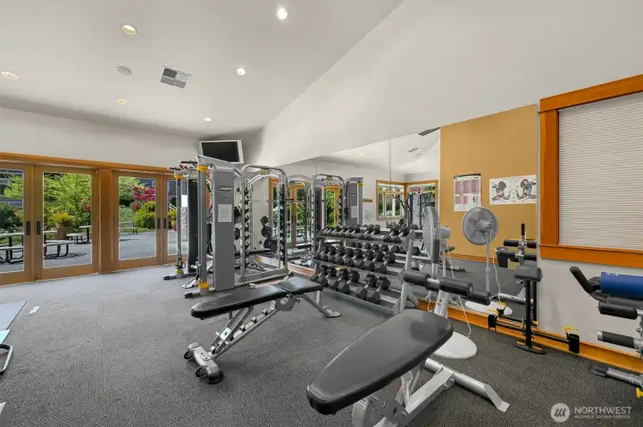 Use of the clubhouse gym is included in your dues