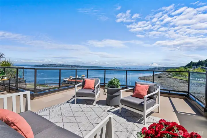 You don't have to give up gardening to live in a condo. This deck has a water faucet and drainage to support your urban garden You don't have to give up gardening to live in a condo. This deck has a water faucet and drainage to support your urban garden