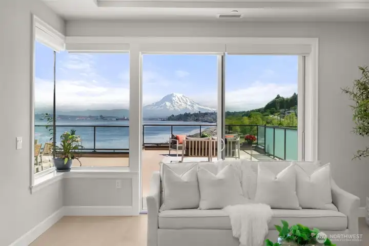 Extend your living space seamlessly outdoors onto the highly desired view deck, designed for exceptional indoor-outdoor living and entertaining. When first on the market, the fifth floor SOLD before all other floors. Extend your living space seamlessly outdoors onto the highly desired view deck, designed for exceptional indoor-outdoor living and entertaining. When first on the market, the fifth floor SOLD before all other floors.