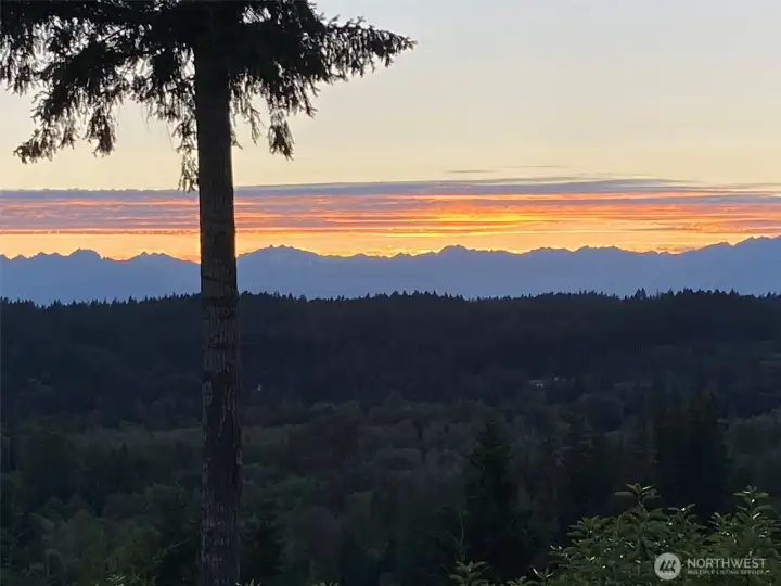 A beautiful sunset to finish the day...