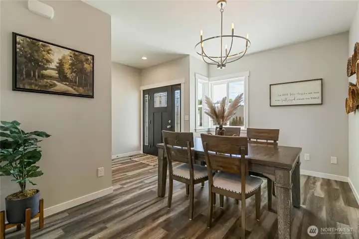 Dining Room, LVP flooring throughout