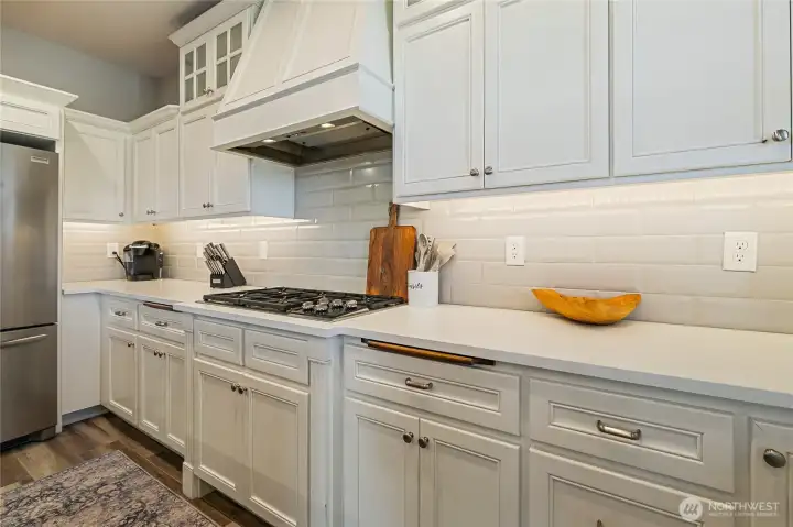 Plenty of storage and counter space