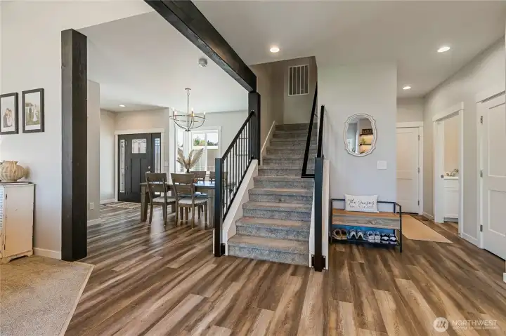Stairs leading to 2nd floor