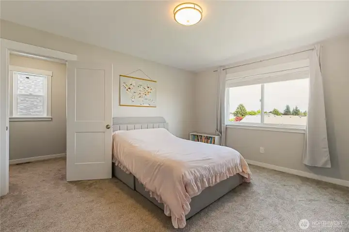 Bedroom #2 with walk in closet