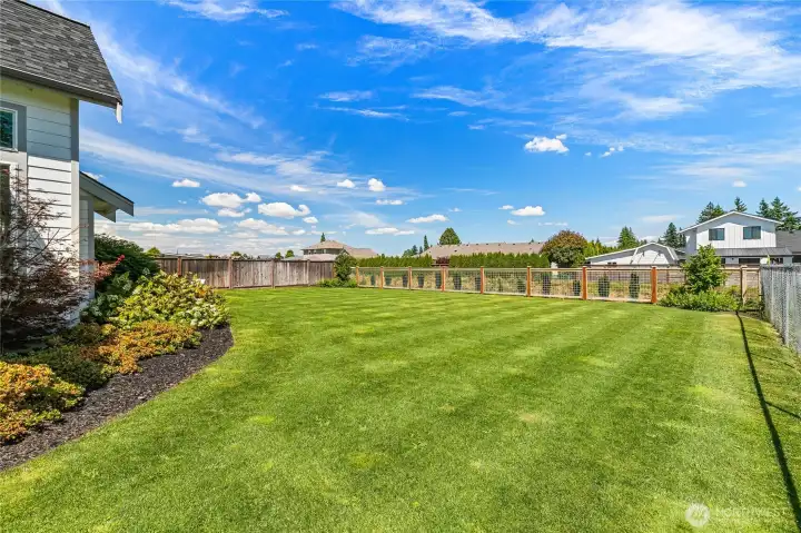 Meticulously maintained yard and landscaping