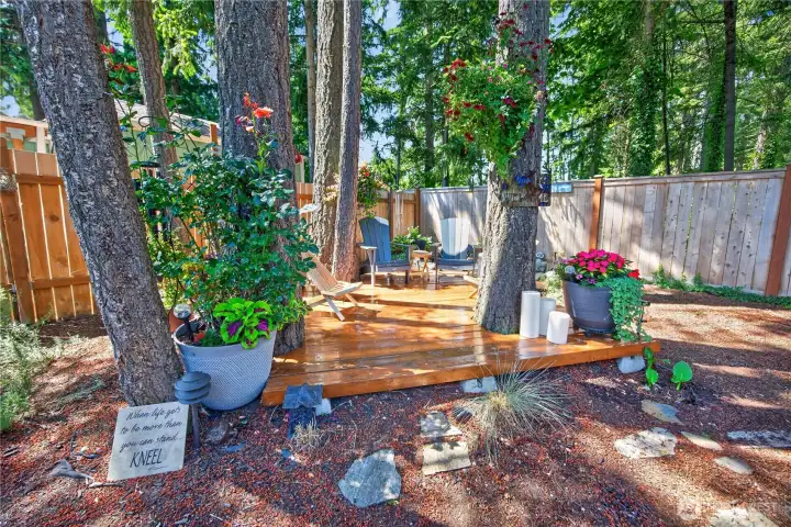 Tranquill, peaceful, beautiful outdoor space