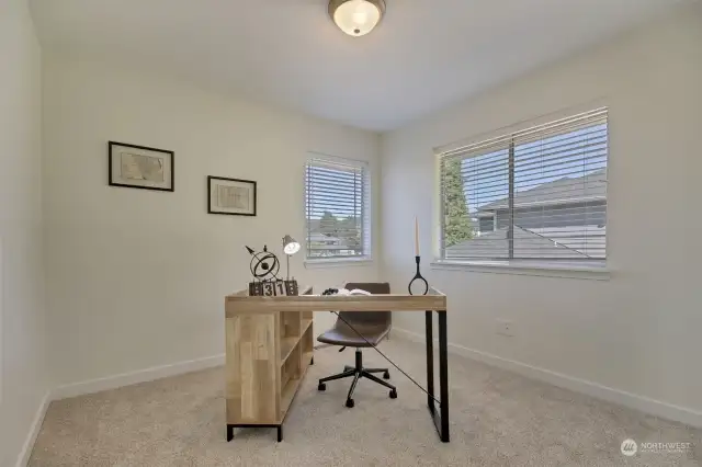 3rd Upstairs Bedroom (Staged as Office)