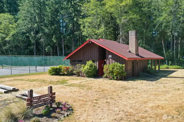 Lake Lucinda Community Shelter.