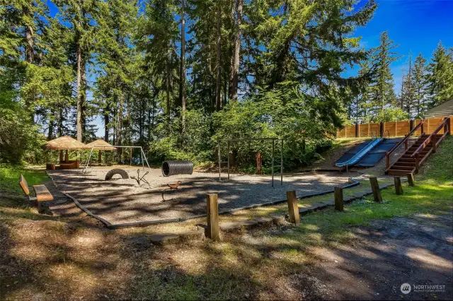 One of several playgrounds in the community.