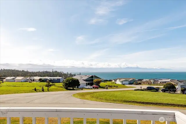 Looking southwest from front deck.